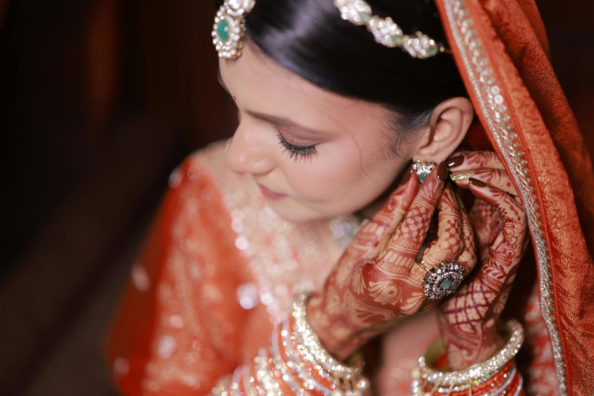Bride mehndi